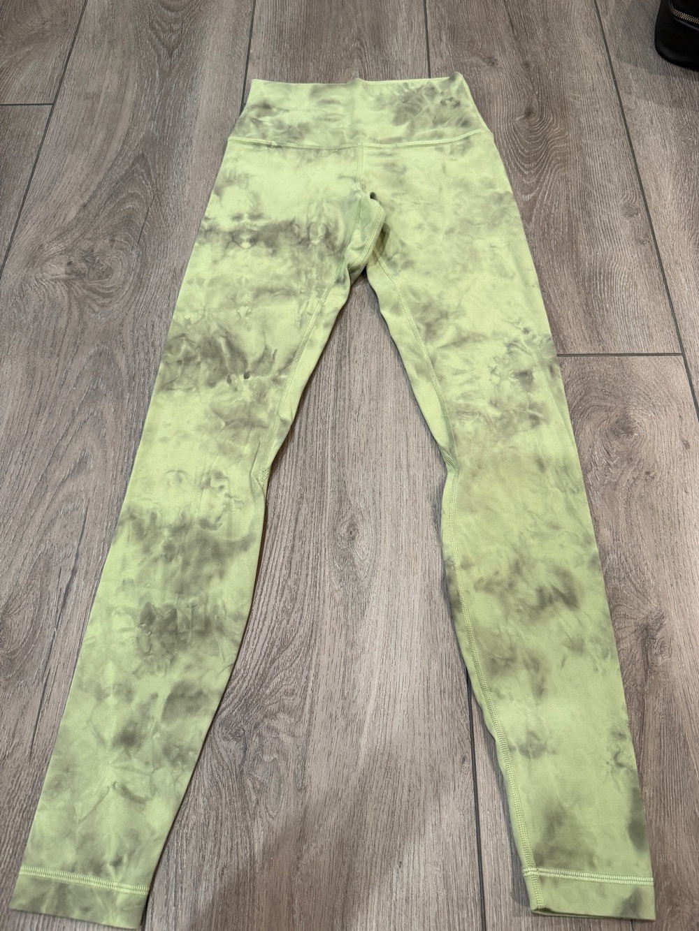 Lulu lemon align Tie-Dye Leggings — Light Green/Grey